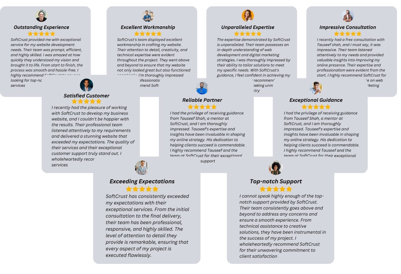 Client trust Softcrust digital marketing agency