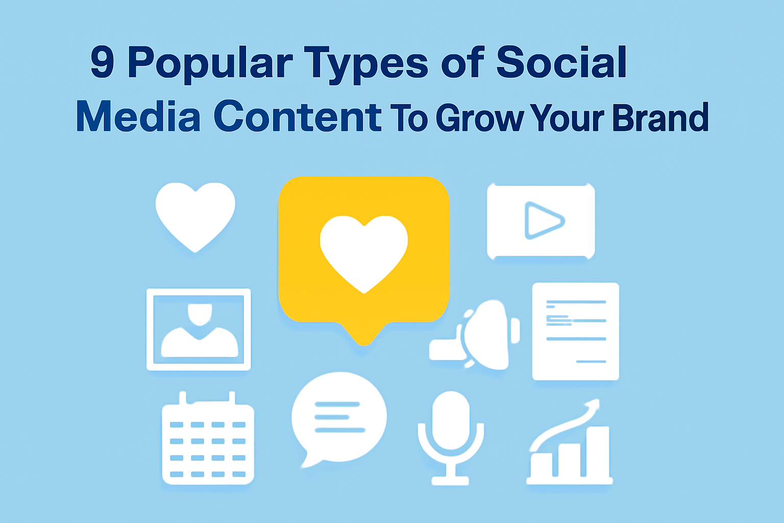 types of social media content