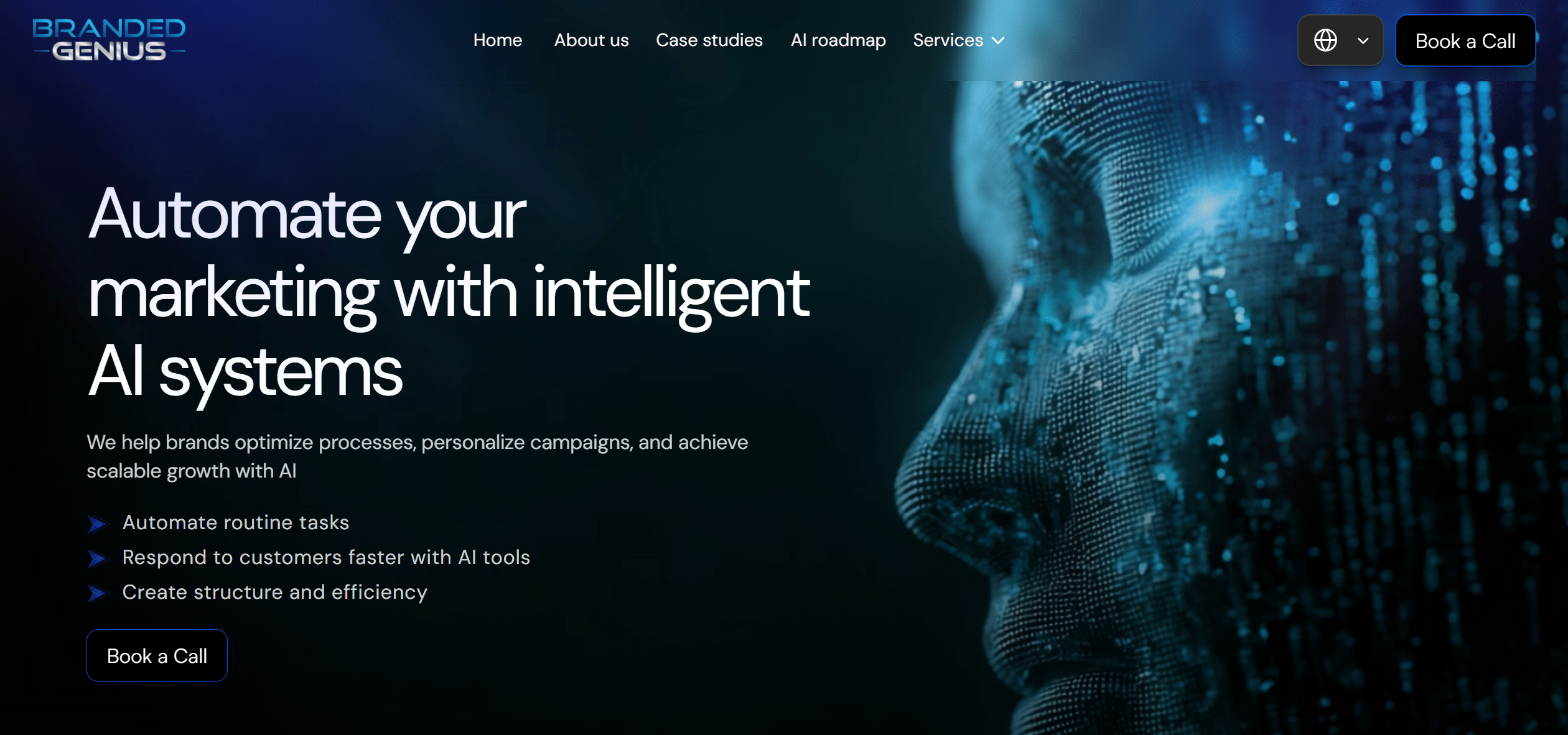 web development for AI company in Germany
