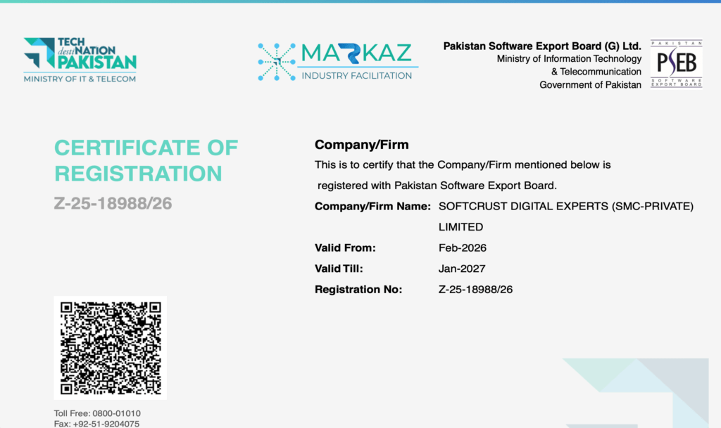 PSEB certified Digital marketing agency in Islamabad